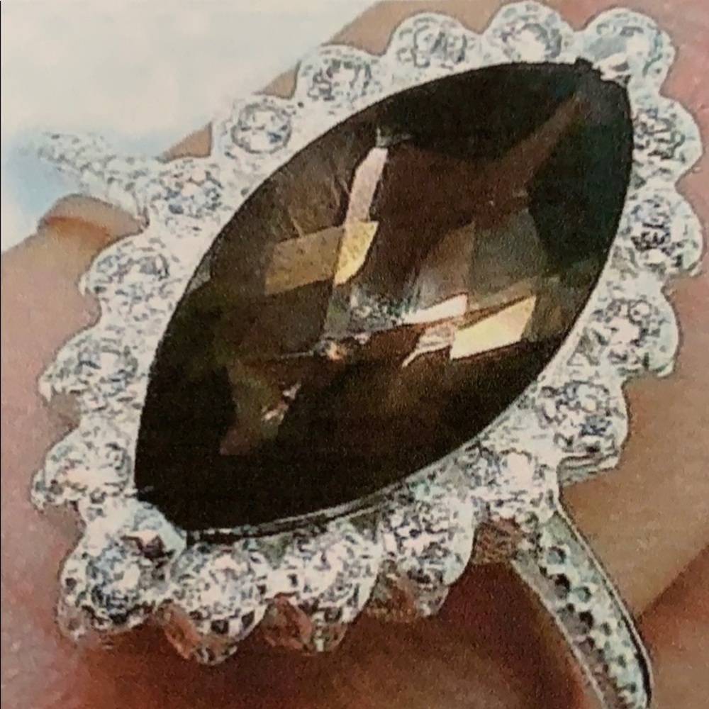 Smoky Quartz Sterling Silver Ring